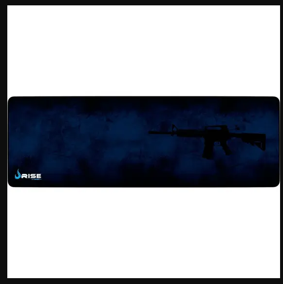 Mousepad Gamer Rise Mode Speed M4A1 Estendido 900x300mm Azul - RG-MP-06-M4A