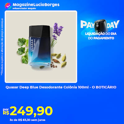 Quasar Deep Blue Desodorante Colônia 100ml - O BOTICÁRIO