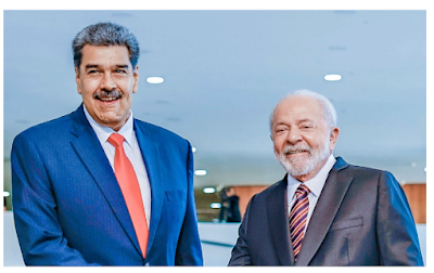 Ditador Nicolás Maduro e Lula Foto: Ricardo Stuckert/PR