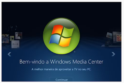 Windows Media Center reunia reprodução multimídia em ambiente único no PC — Foto: Reprodução/Windows