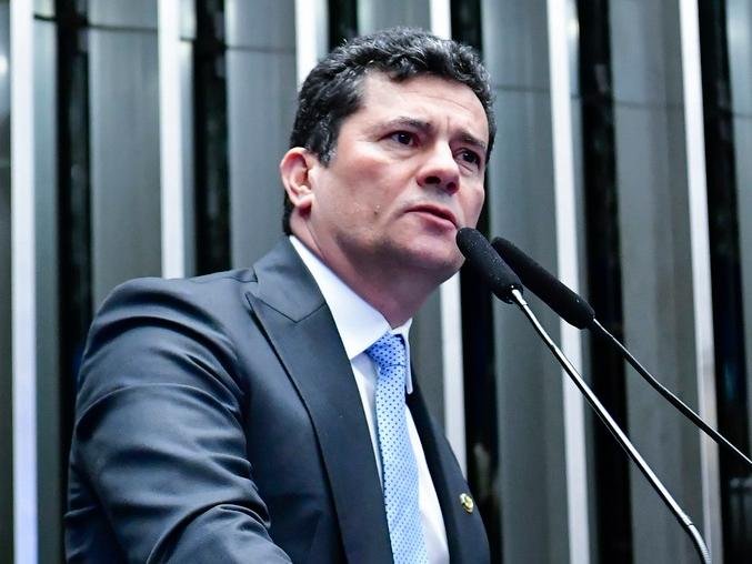 O ex-juiz da Operação Lava Jato lidera as pesquisas de intenção de voto, mas enfrenta rusgas dentro da federação e do próprio partido Foto : Waldemir Barreto / Agência Senado / Divulgação CP